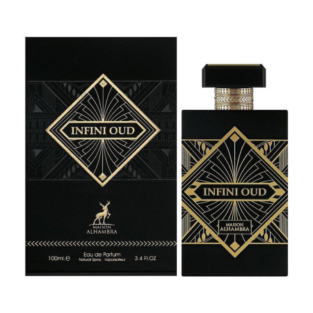 Парфумована вода унісекс Alhambra Infini Oud Joyous 100 мл — деревно-пряний аромат